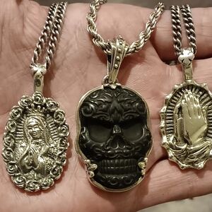 King Baby Virgin Mary and Praying Hands